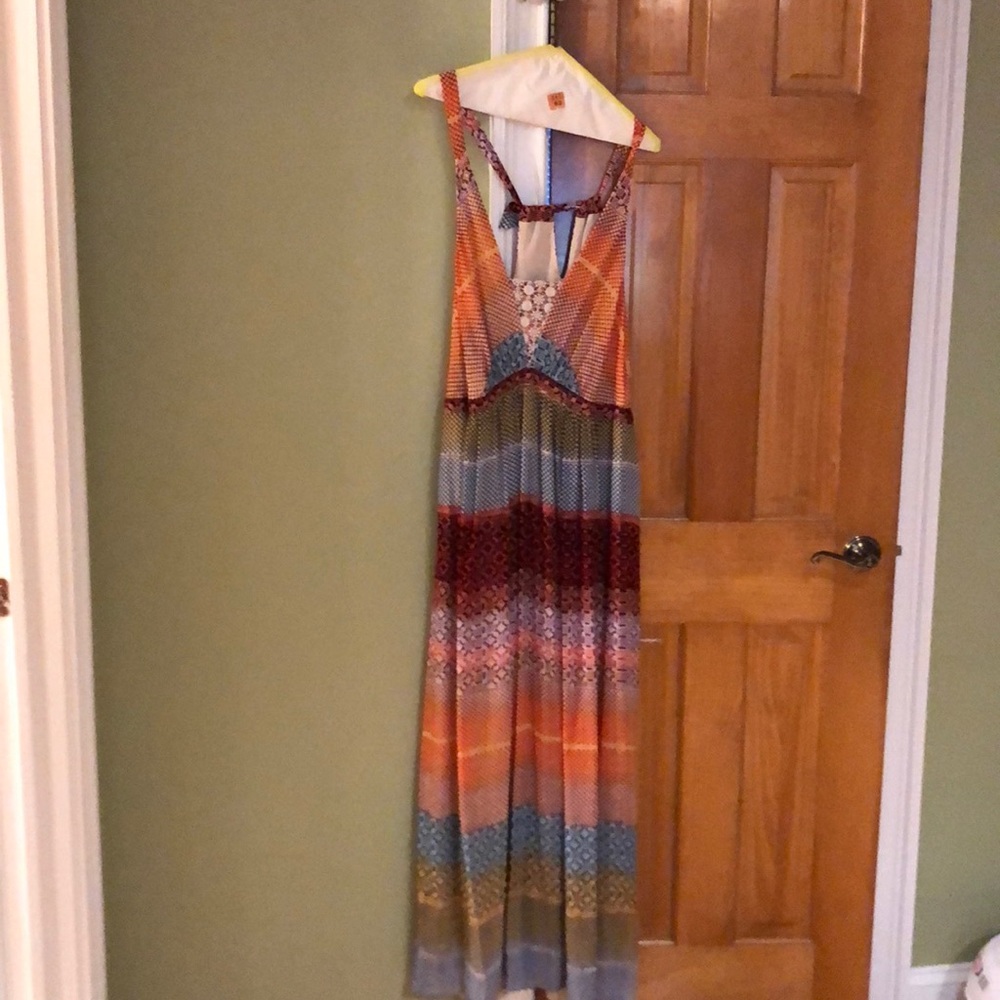 Multi color maxi dress